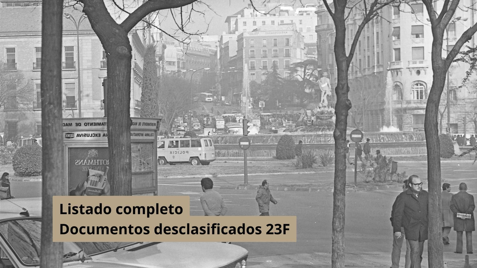 Listado completo de documentos con información desclasificada del 23F