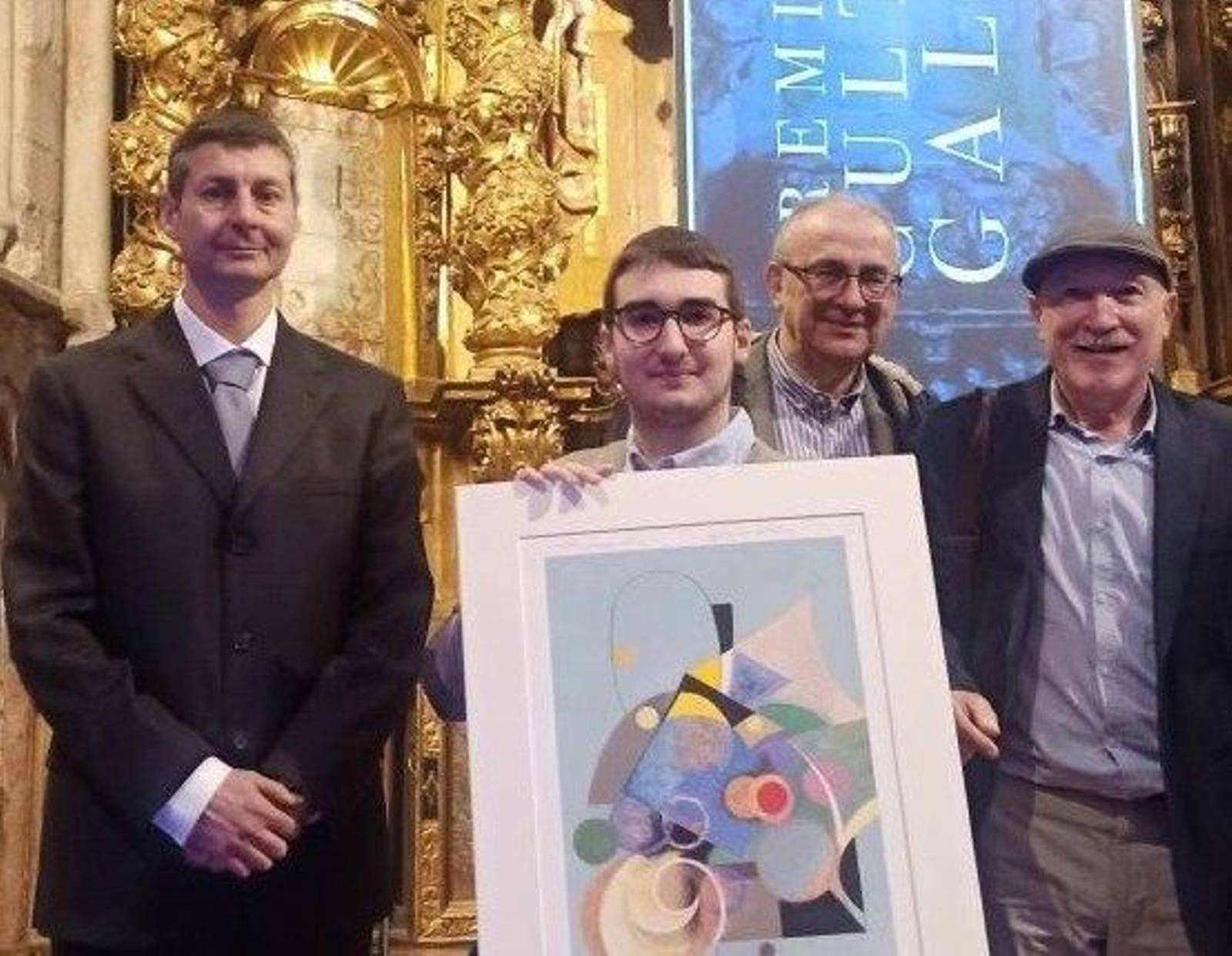 El acto de entrega del premio ayer.