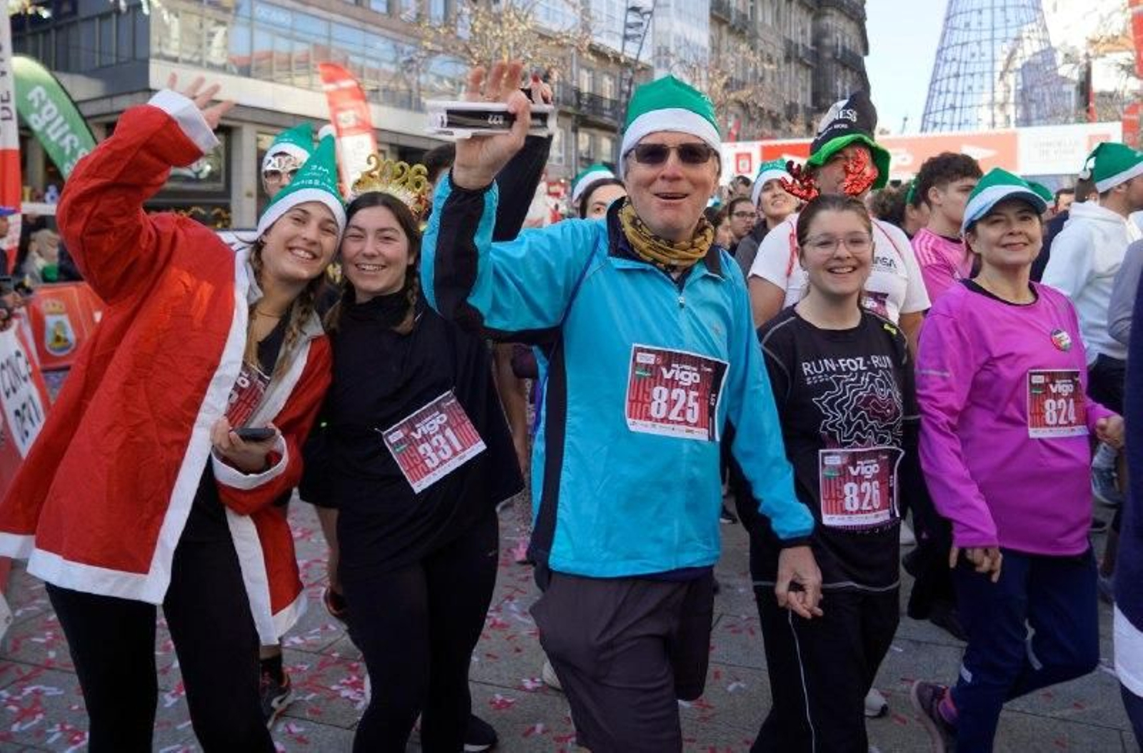 Galería | Disfraces y atletismo en la San Silvestre de Vigo 2025