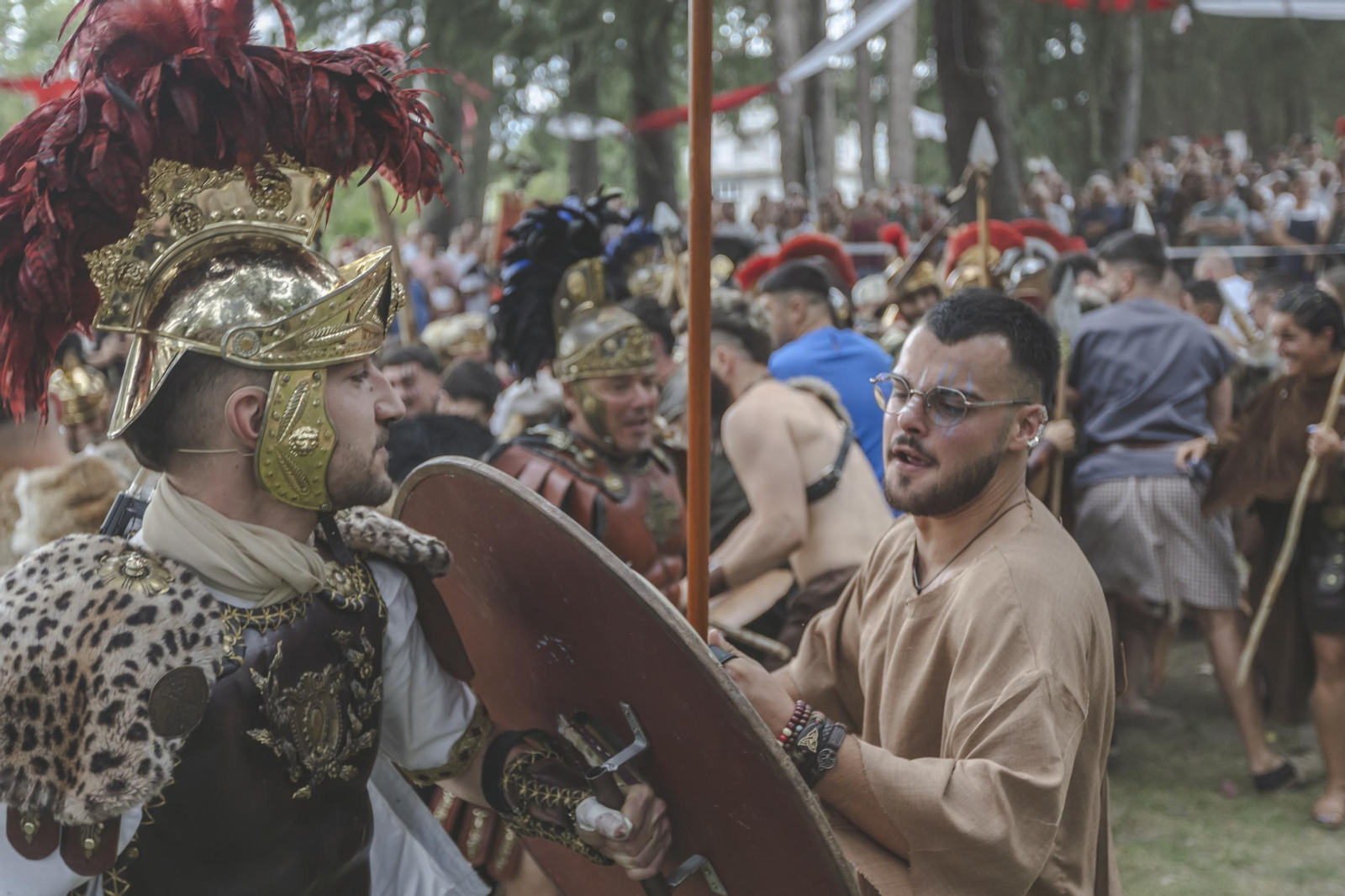 Galería | Los romanos cruzan el Lethes: Xinzo pone fin al Esquecemento, un evento con cifras récord