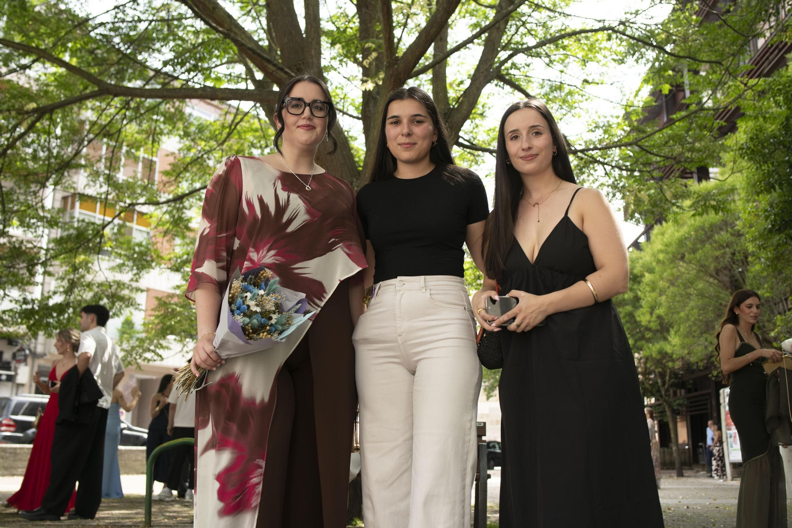 Lidia, María y Olalla.