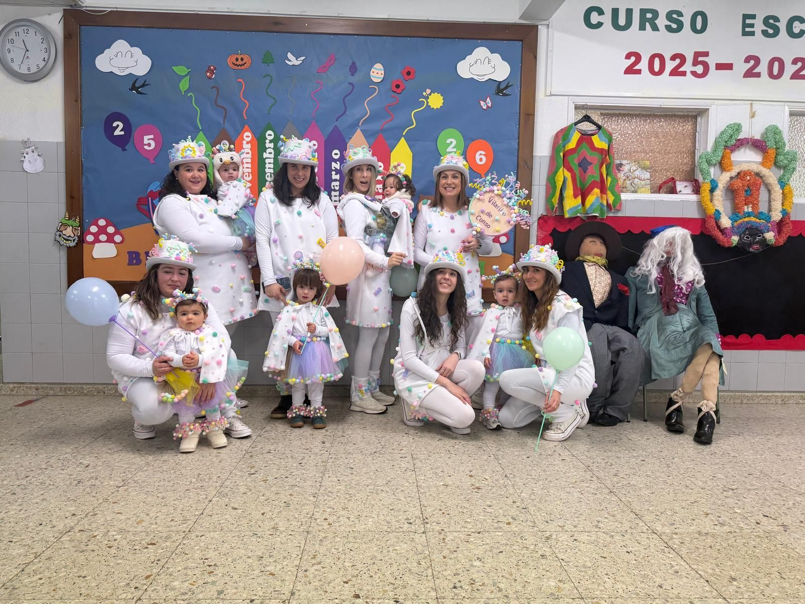 Galería | Los niños llenan de color las calles de Viana do Bolo por el Día de Comadres y Compadres