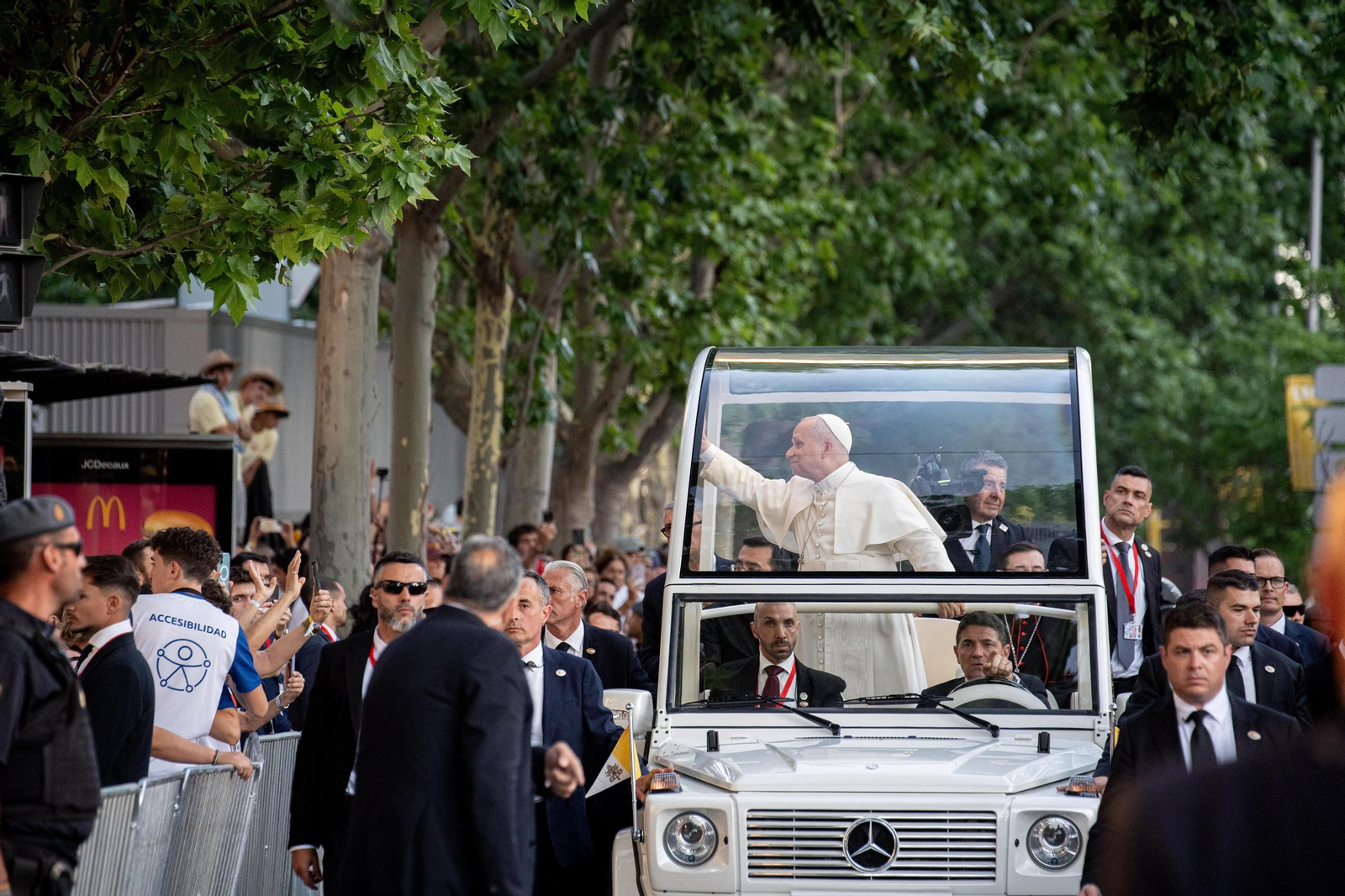 Galería | La primera jornada de la visita del papa León XIV a Madrid