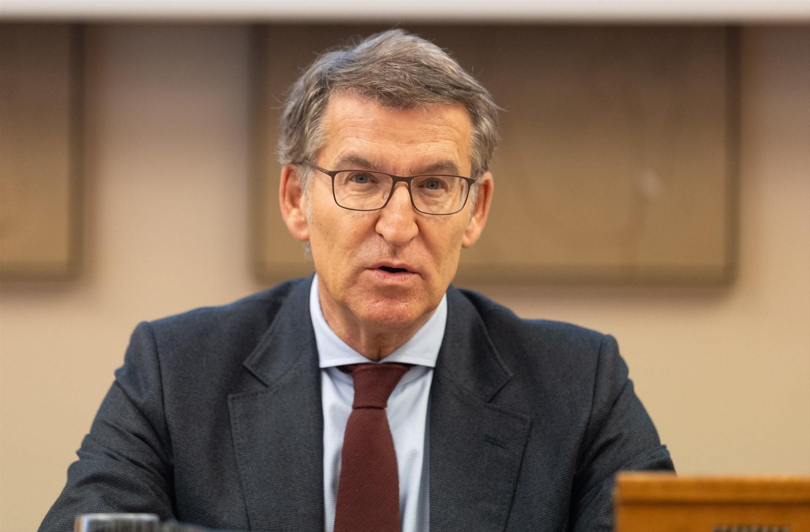 El líder del PP, Alberto Núñez Feijóo. Foto: EP