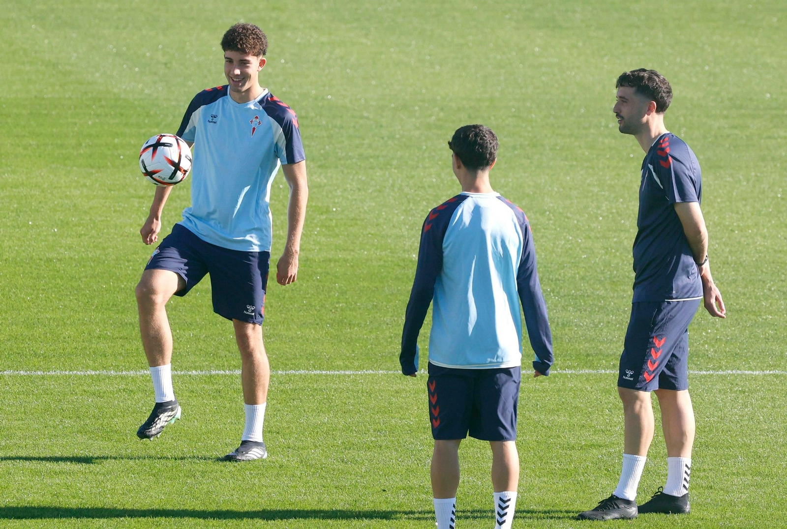 Galería | El Celta se prepara para una gran noche europea ante la Juventus