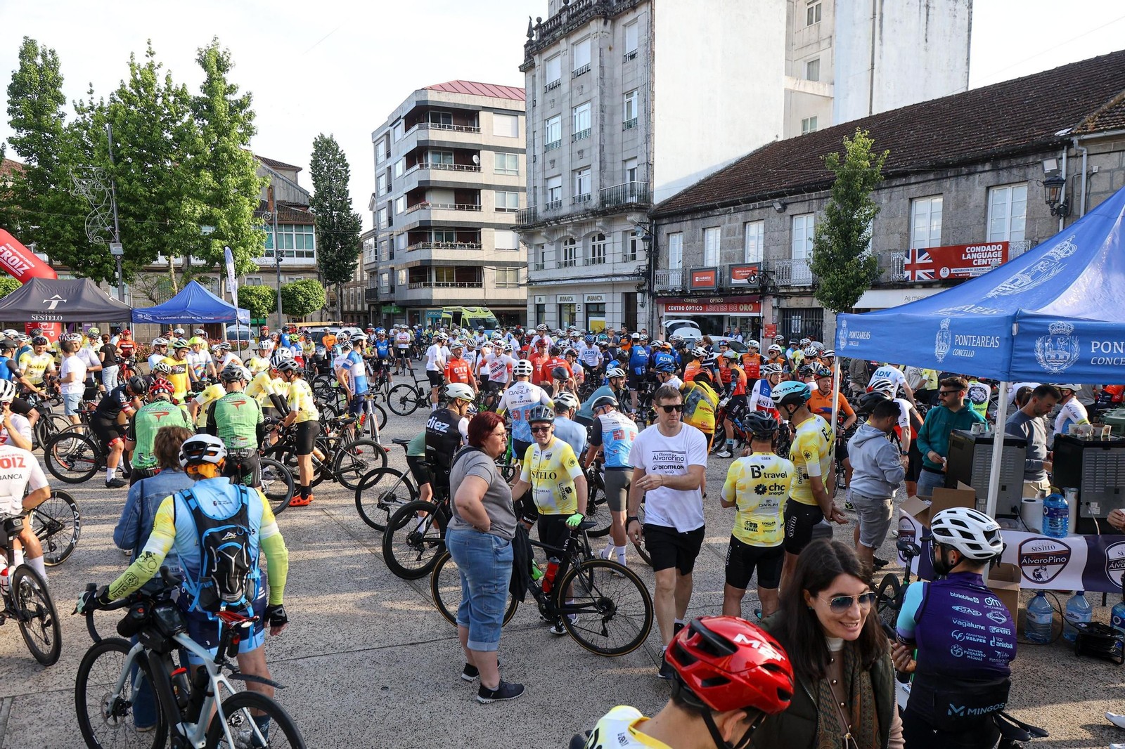Galería | La marcha Álvaro Pino reunió a más de 500 ciclistas en Ponteareas