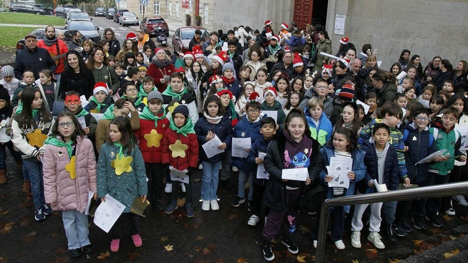Los niños participantes en Sembradores de Estrellas.