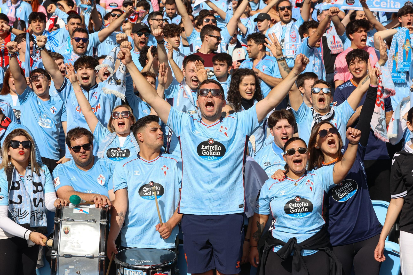 Galería | La goleada del Friburgo puso fin al sueño europeo del Celta