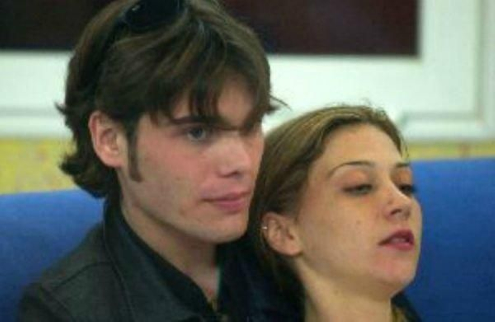 La expareja en la casa de Gran Hermano.