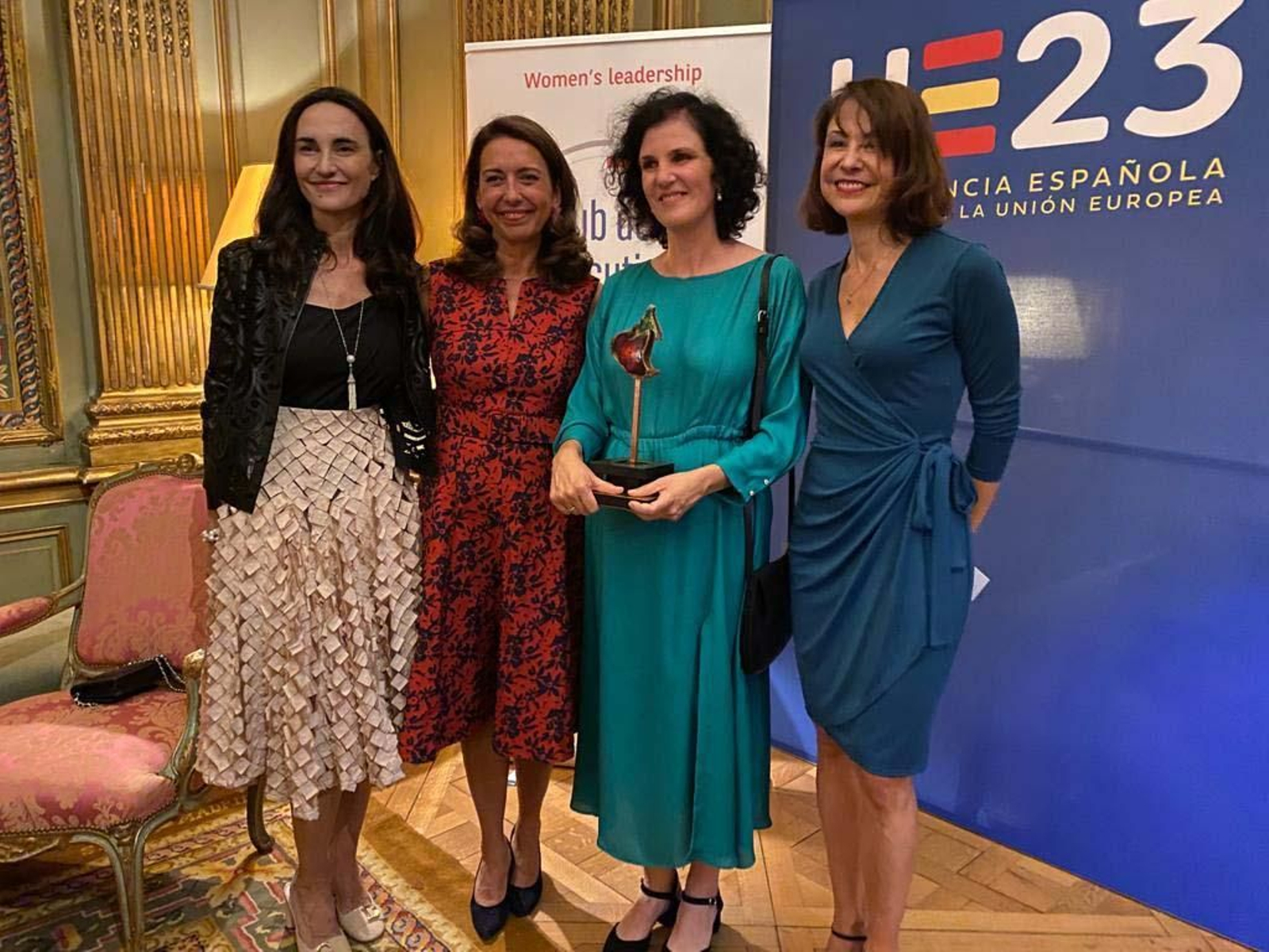 En la foto, de izquierda a derecha, Berta de Pablos-Barbier, Ángeles García-Poveda, Barbara Martín Coppola y Silvia Arto.