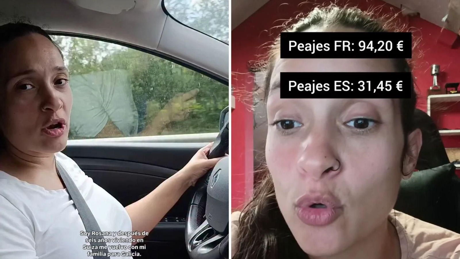 Rosana contó su viaje de vuelta a Galicia desde Suiza.
