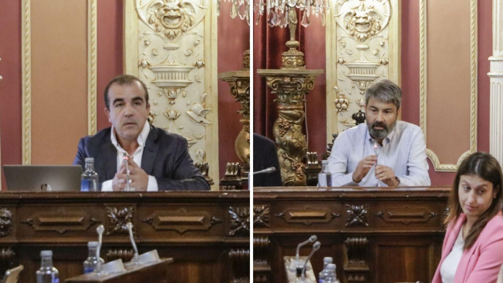 Cacharro, nuevo secretario de pleno; y el interventor, Gonzalo Alonso, entraron en el debate.