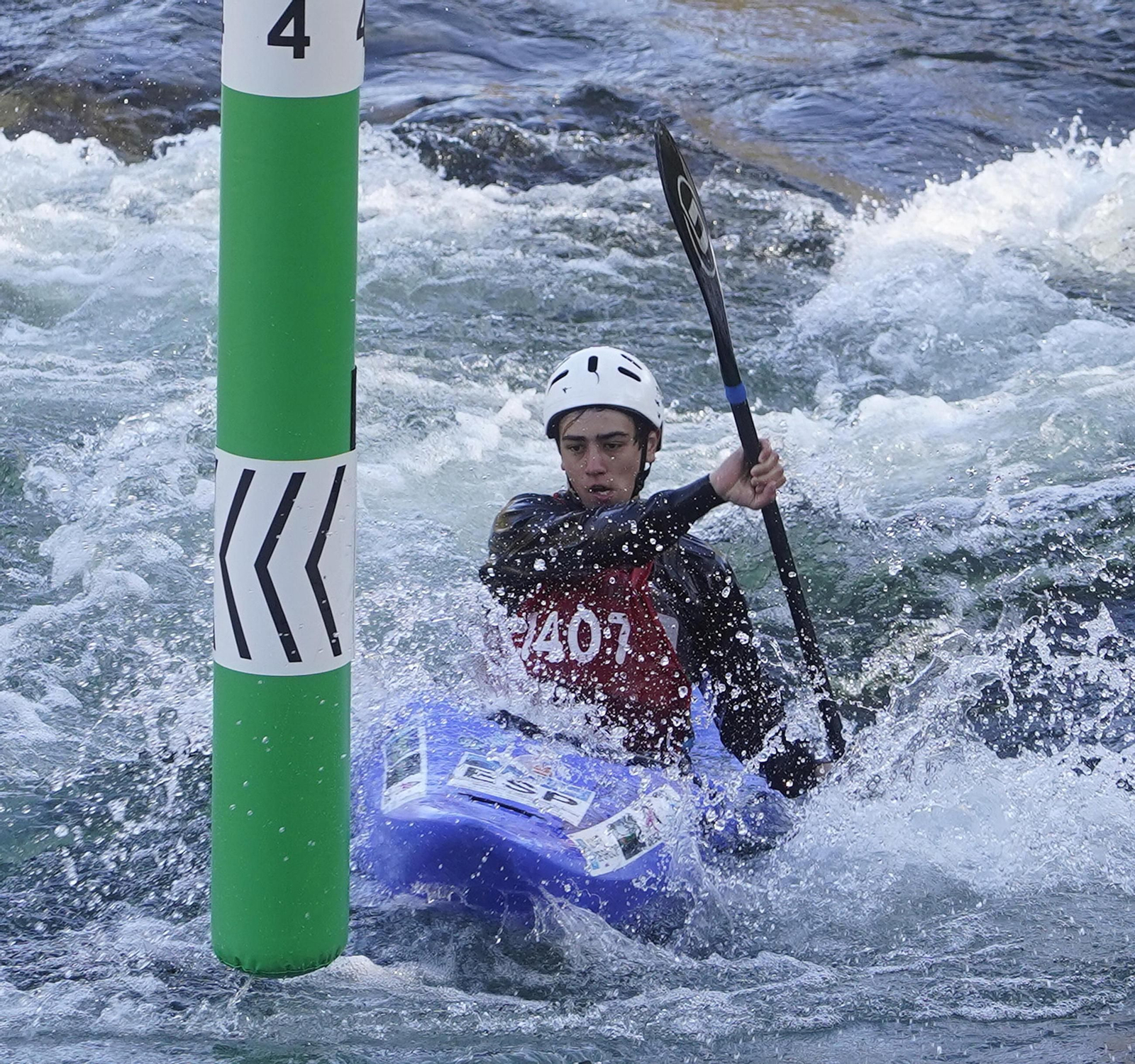 Galería | Mondariz Balneario acogió el Gallego de slalom y kayak cross