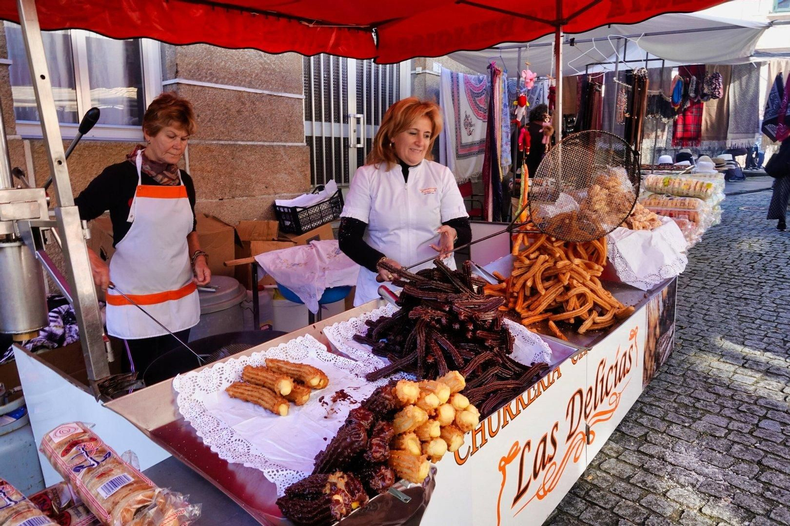 Churreras en San Blas.