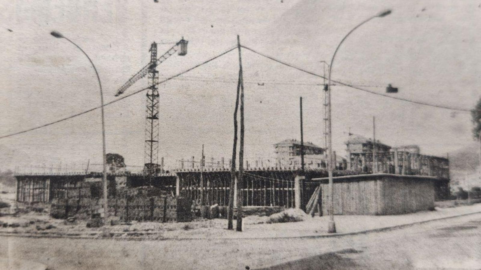 Estado de las obras del Instituto de Las Lagunas.