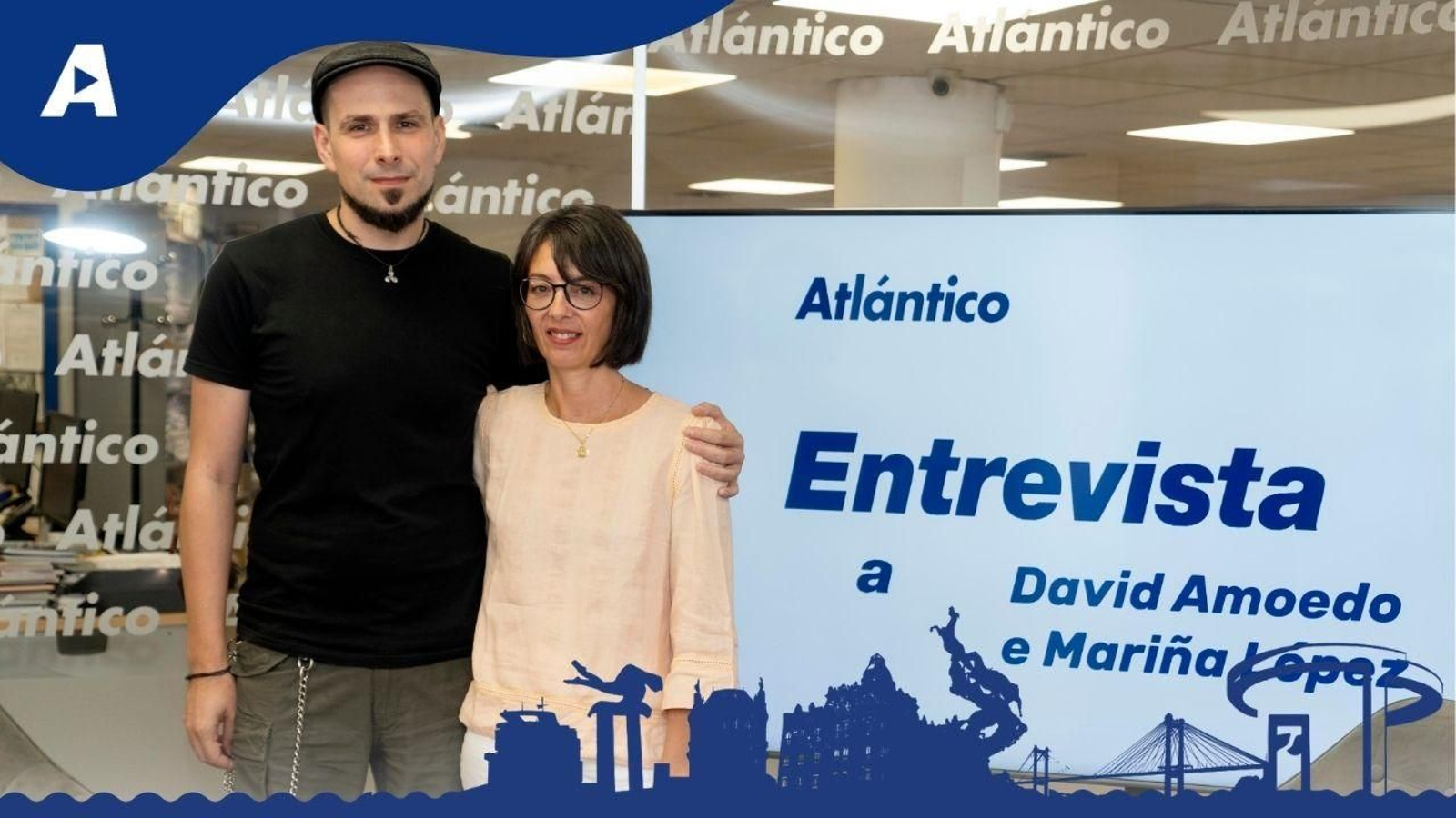 David Amoedo e Mariña López: "É absurdo que a Biblioteca do Estado vaia nun inmoble novo con tantos baleiros"