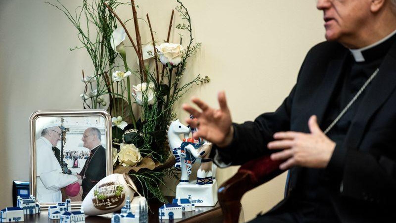 OURENSE (OBISPADO). 30/01/2020. OURENSE. Entrevista al Obispo de Ourense, Leonardo Lemos, para La Revista. FOTO: ÓSCAR PINAL 