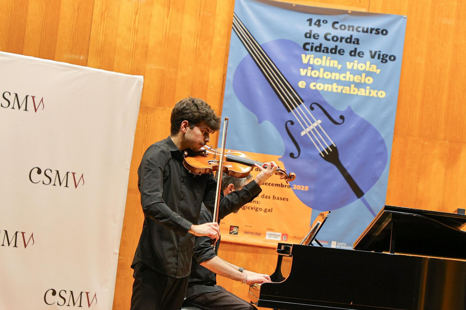 Uno de los intérpretes, durante su participación en el concurso.