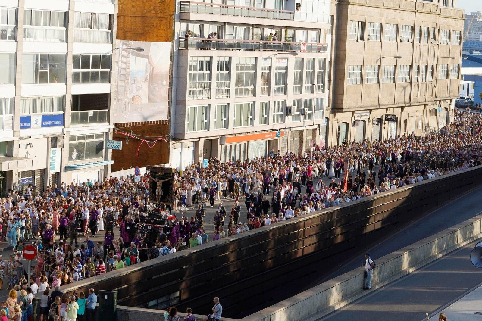 Procesión del Cristo de la Victoria de Vigo.
