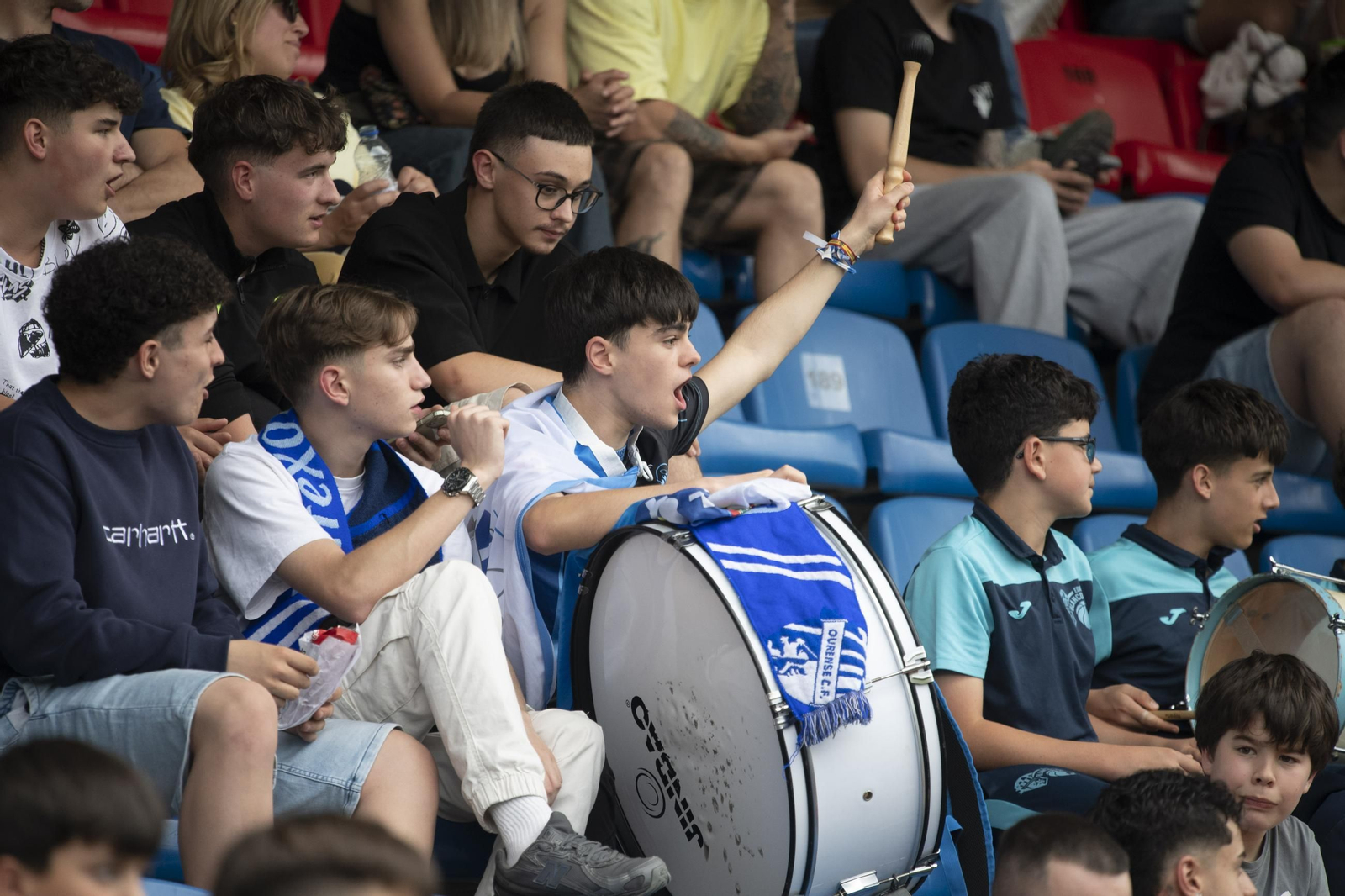Galería | La tristeza invade O Couto con el descenso del Ourense CF