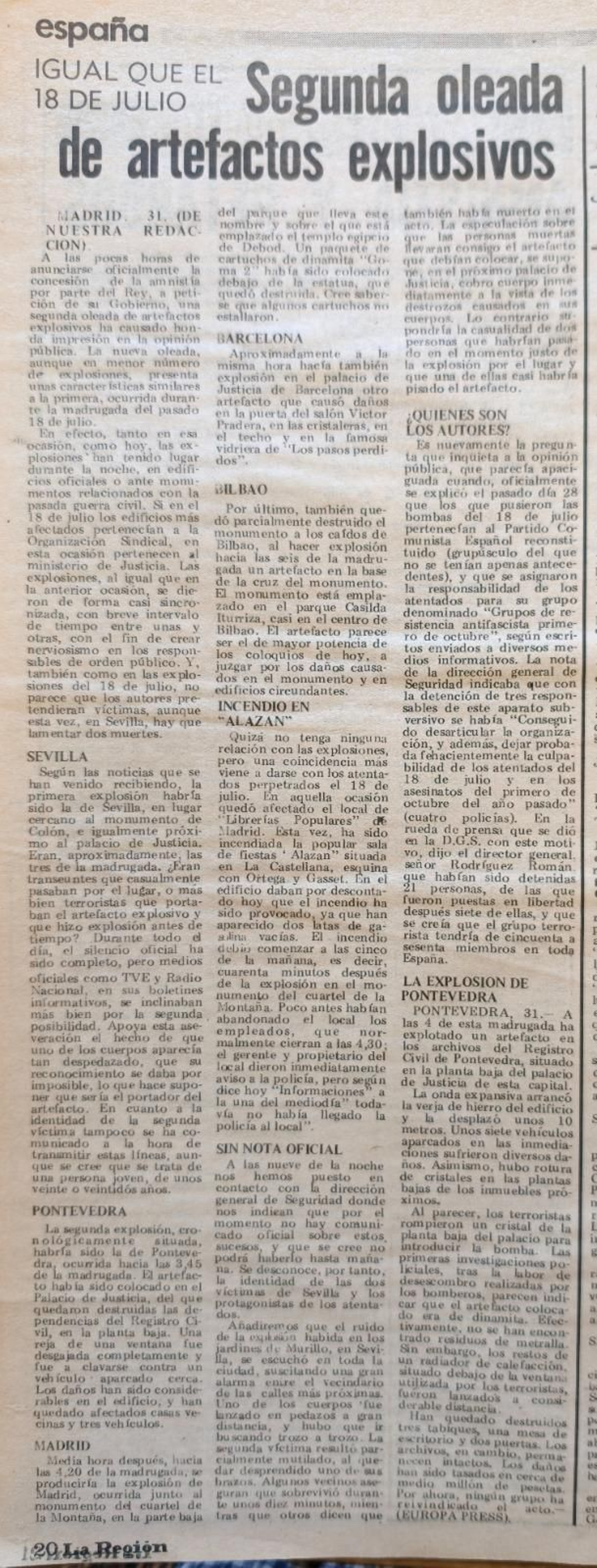 1 de agosto de 1976.