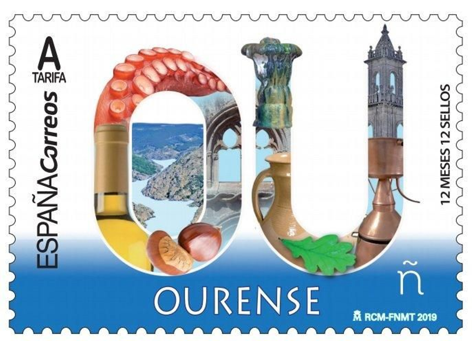 El sello de Correos que rinde homenaje a Ourense