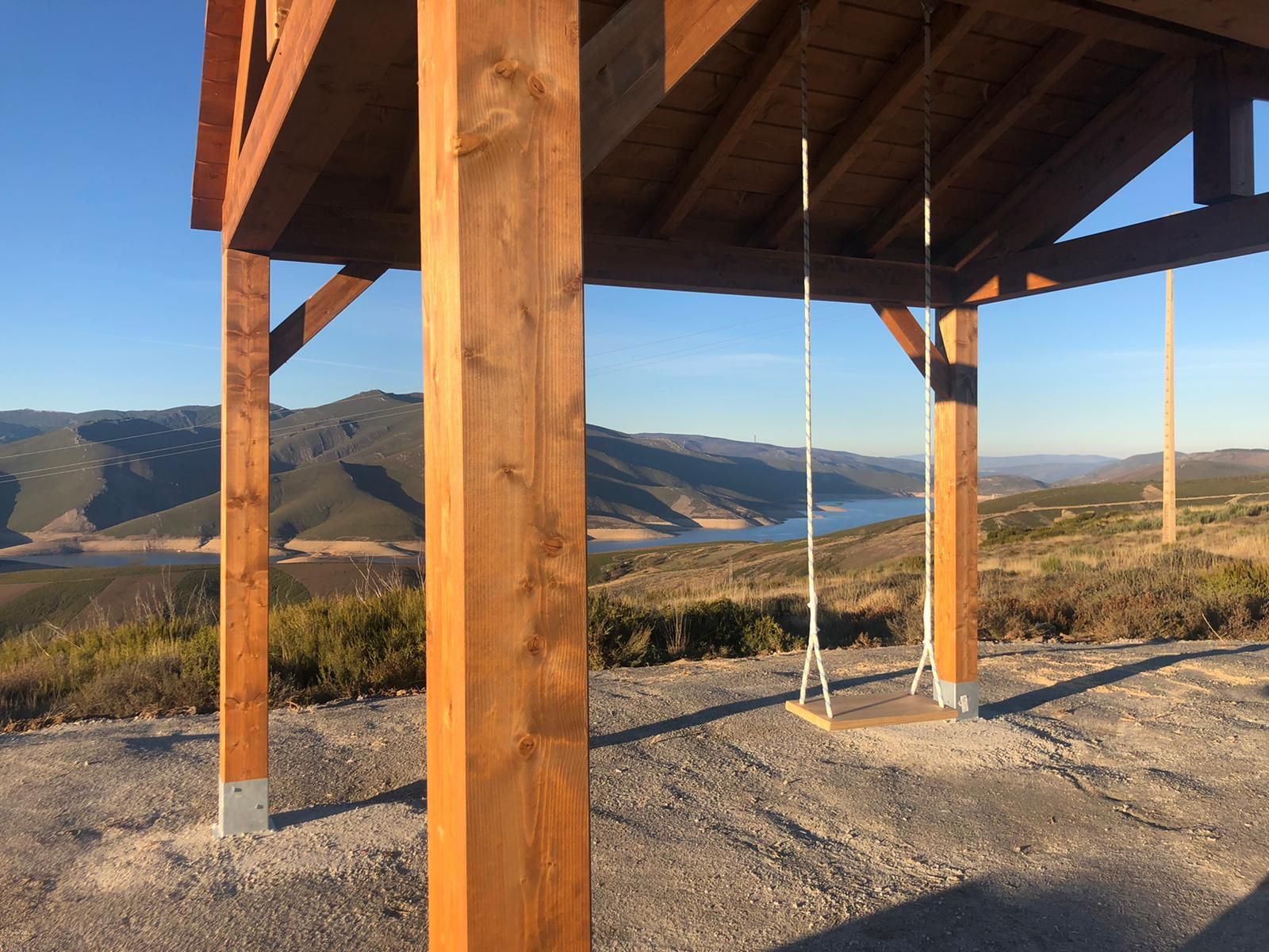 El columpio más alto de Galicia