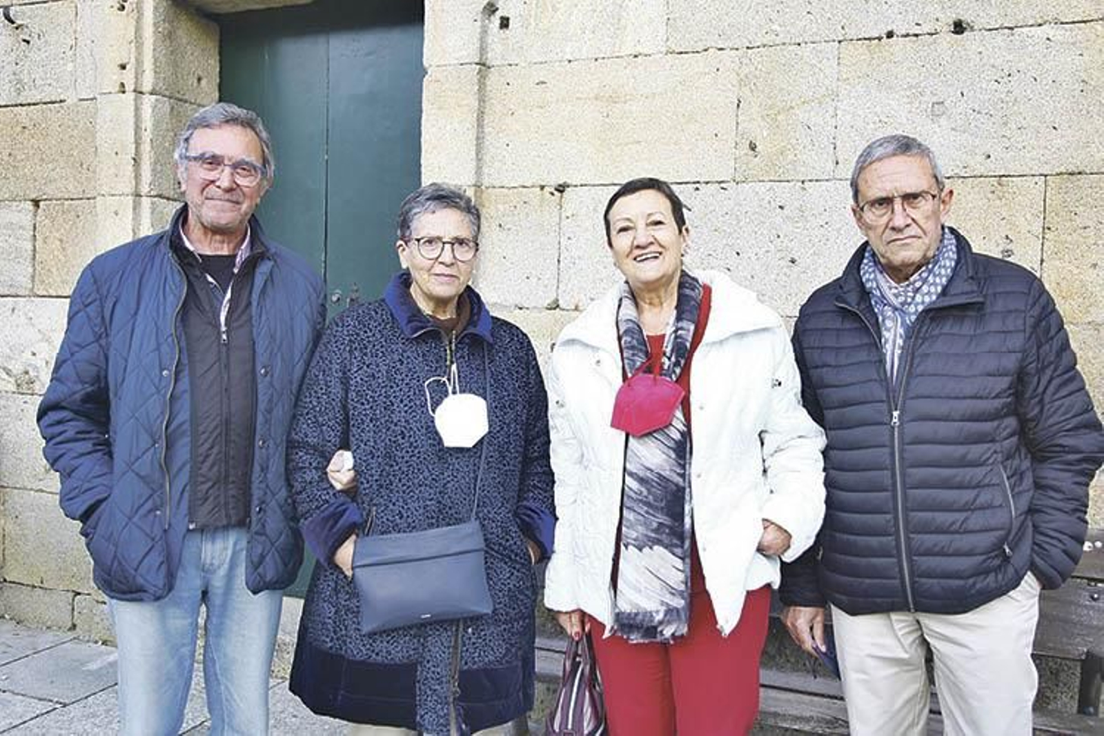 Cesáreo, Teresa, Conchita e Luis.