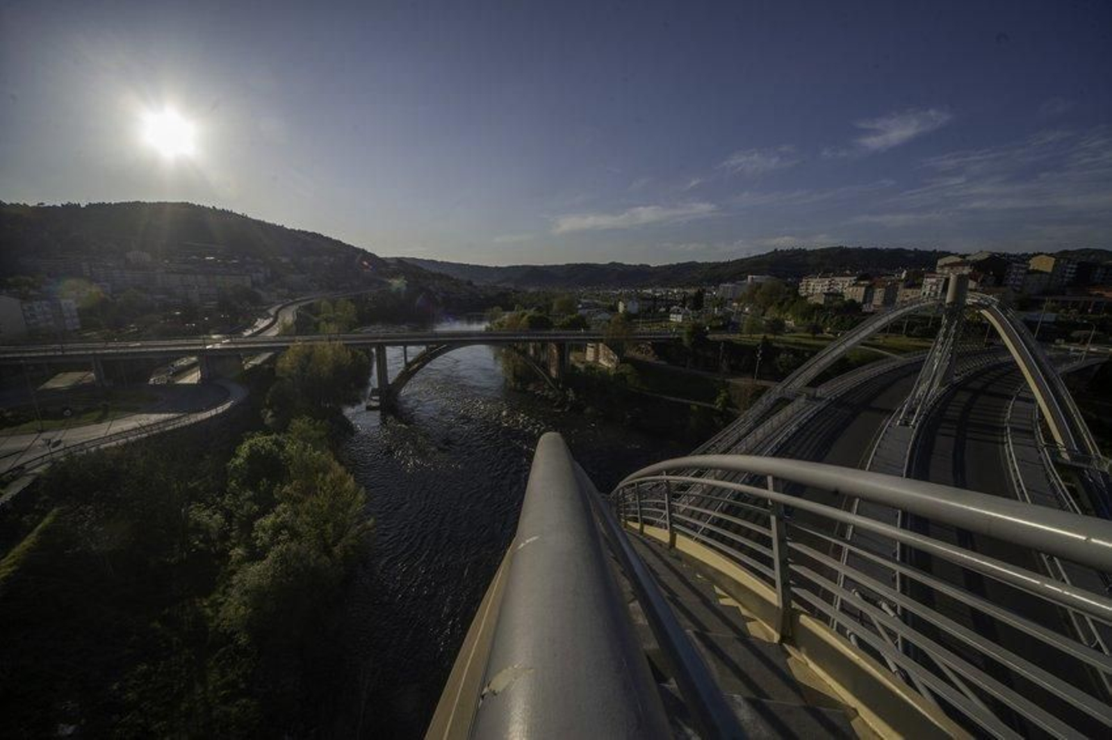 Sábado 28 de marzo, Ourense vacío. Foto: Martiño Pinal
