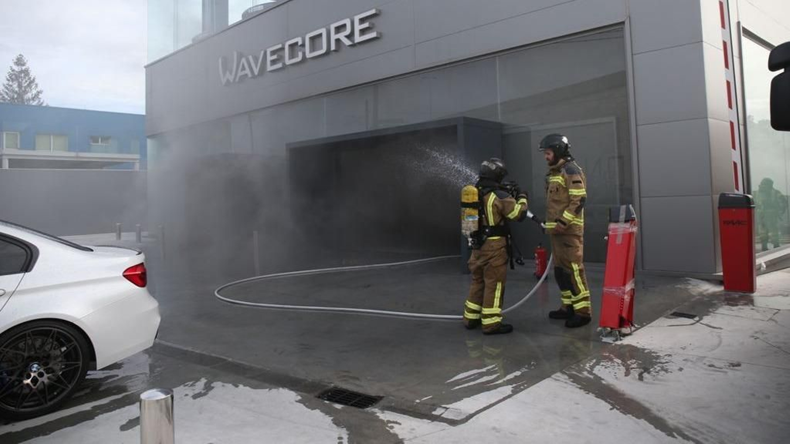 Según informa el 112, fueron varias las personas que llamaron para avisar del fuego // Alberte