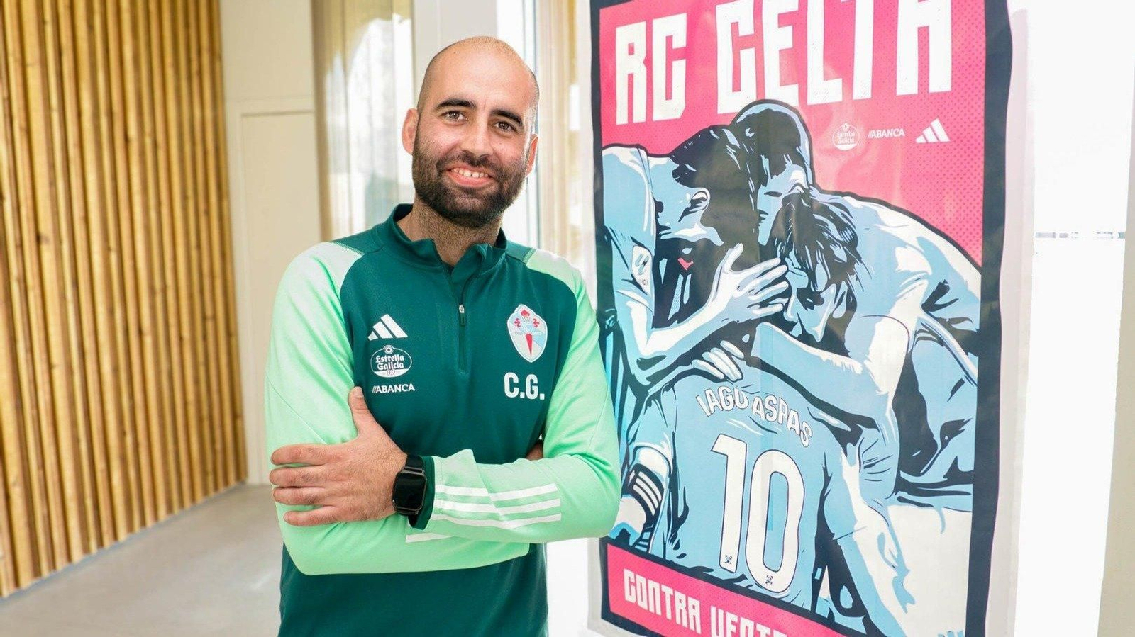 Claudio Giráldez posa para Atlántico.