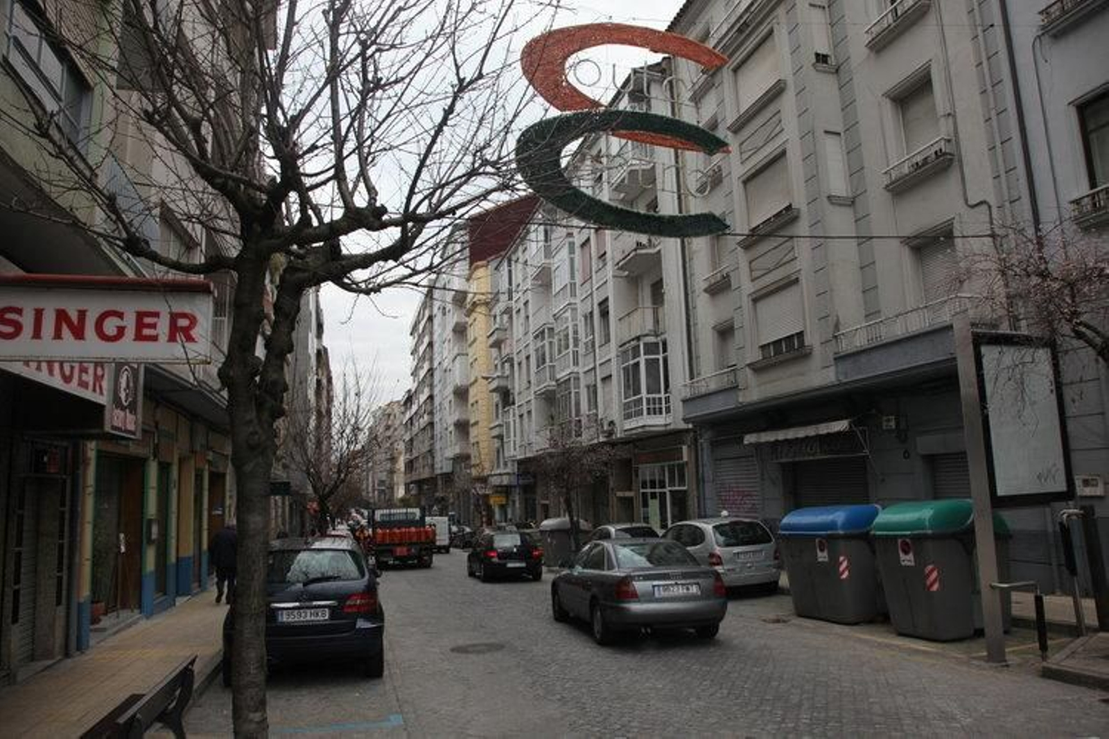 Imagen de archivo de la calle Doctor Fleming. Ourense.