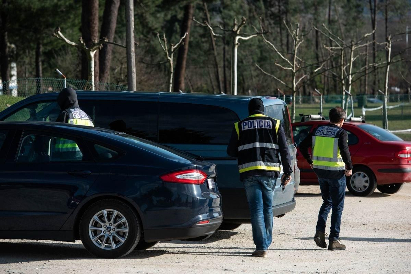 O PEREIRO DE AGUIAR (COMPLEXO DEPORTIVO MONTERREI). 25/01/2020. OURENSE. Dos hermanos gemelos agentes de la policía nacional, Roi y Bernardo de Prado Lahoz, están siendo investigados por el homicidio de un compañero (Celso Blanco) que supuestamente se había suicidado. FOTO: ÓSCAR PINAL
