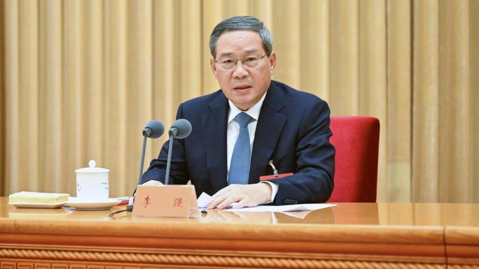 El primer ministro de China, Li Qiang.