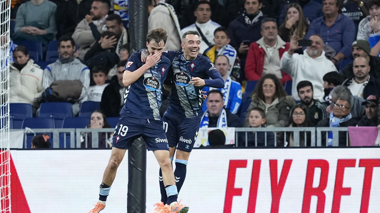 Galería | El Celta regresa al Santiago Bernabéu