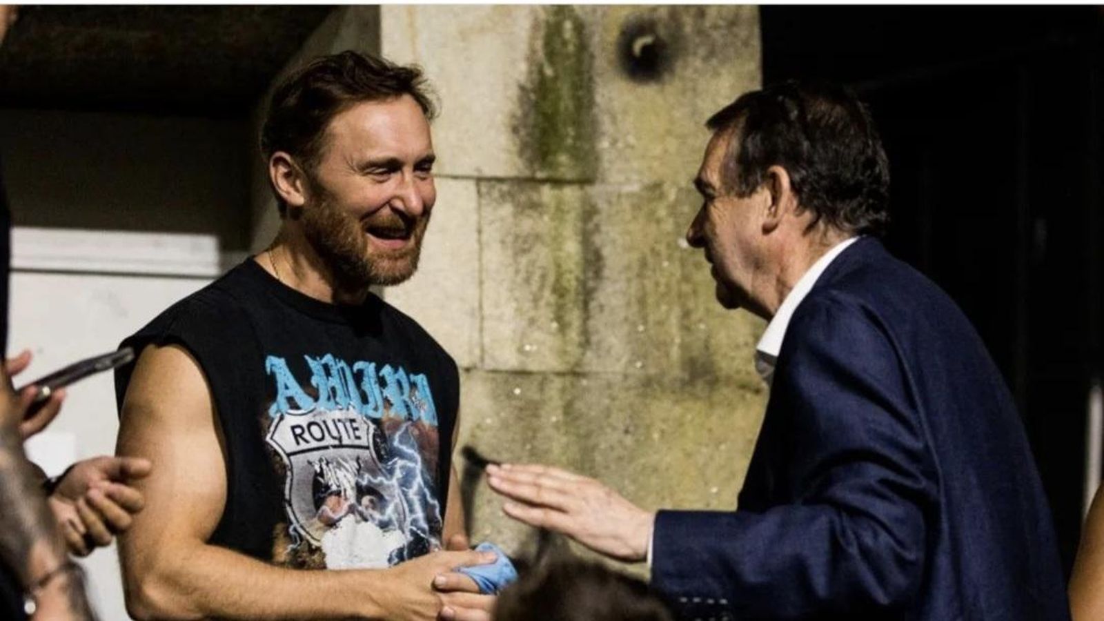 David Guetta con Abel Caballero.
