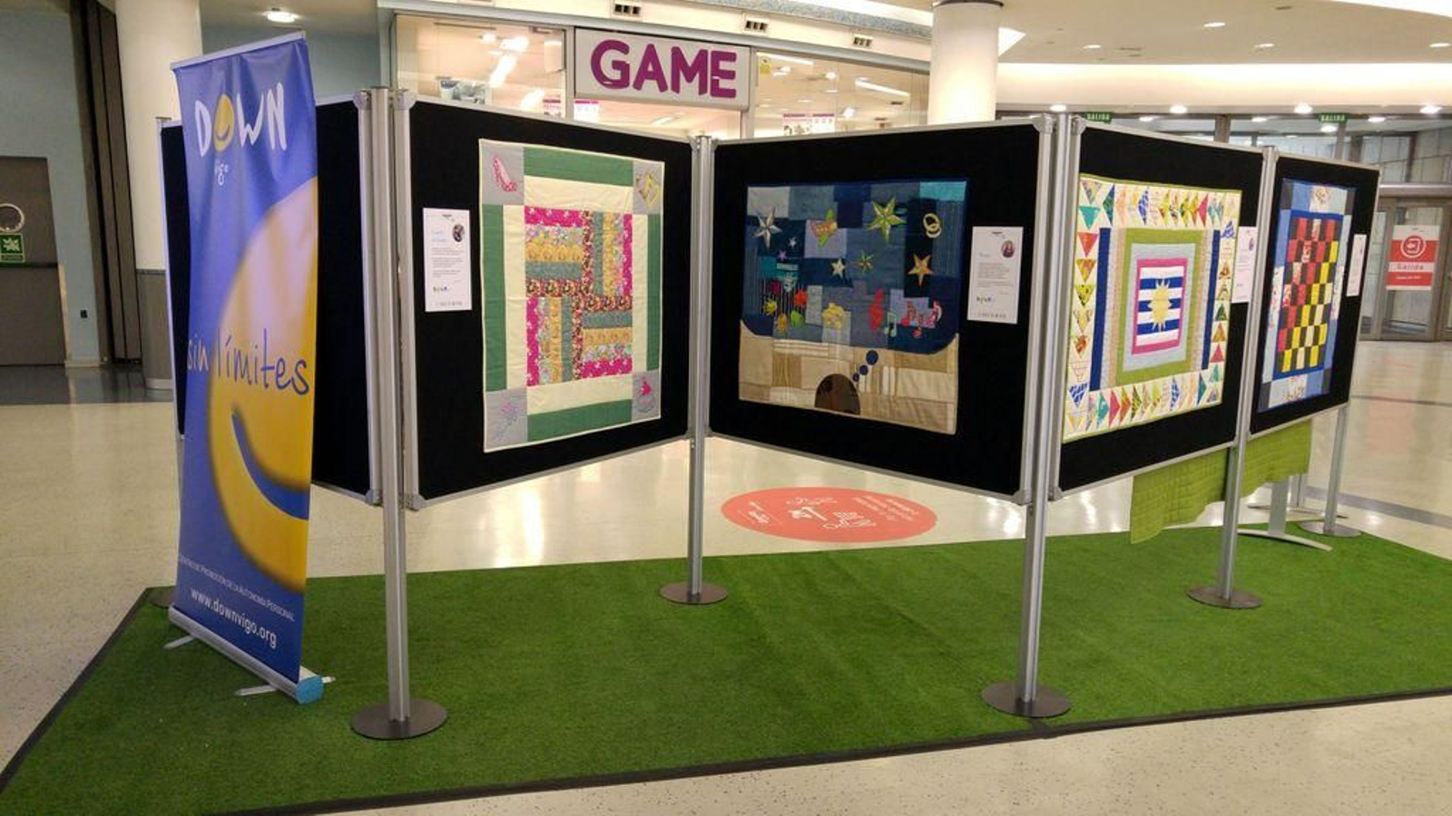 La muestra artística está situada en la planta cero.