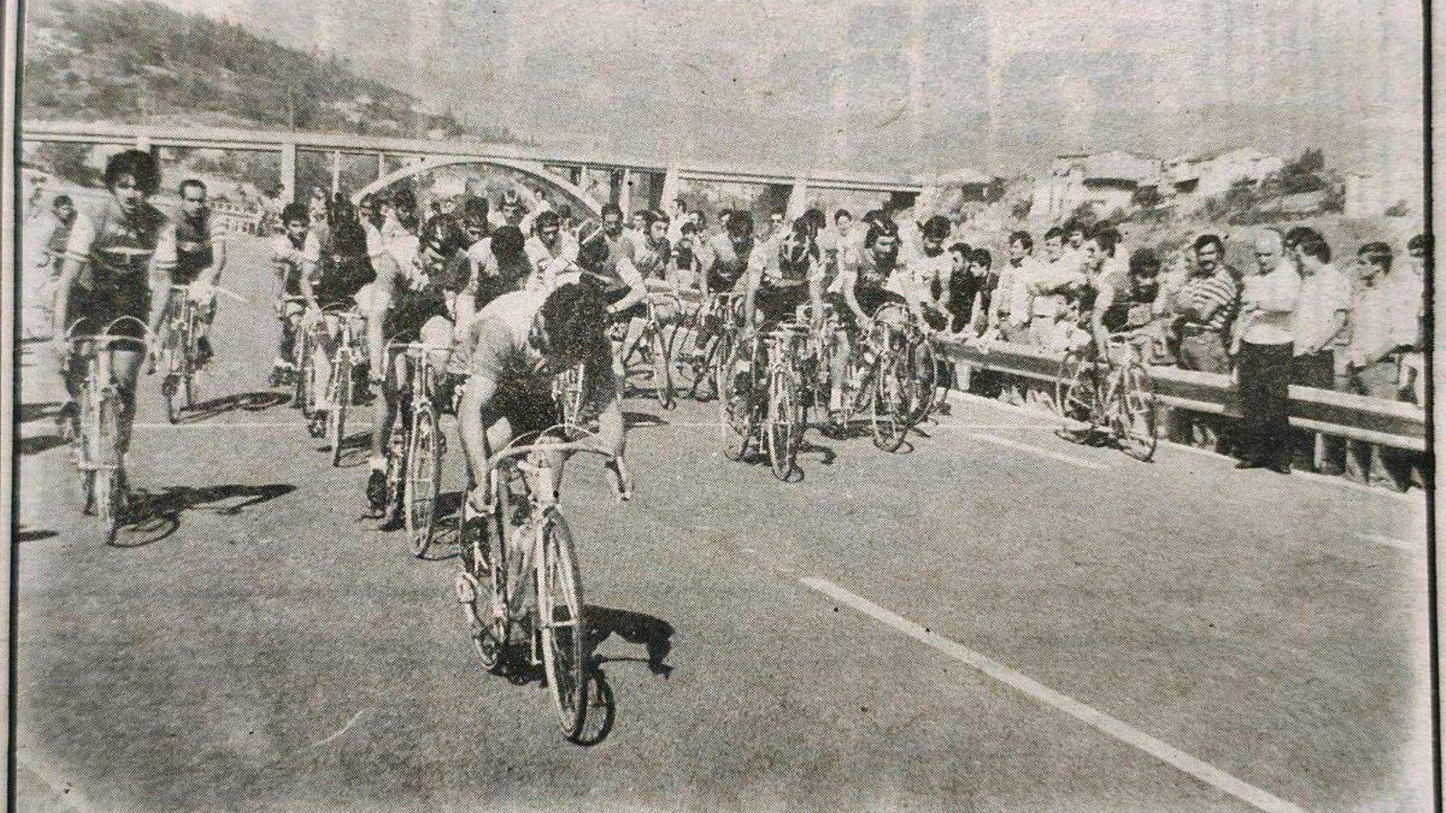 Premio Ciclista de las Fiestas del Couto, disputado en los Accesos a Galicia junto al Miño.