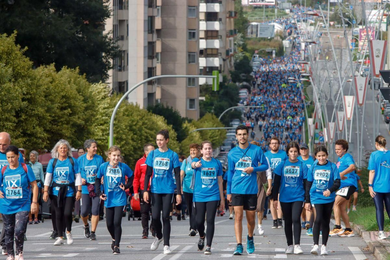 La carrera Vigo contra el Cáncer alcanzó los 2.000 incritos y apunta a ser, de nuevo, multitudinaria el domingo 15 en Coia.
