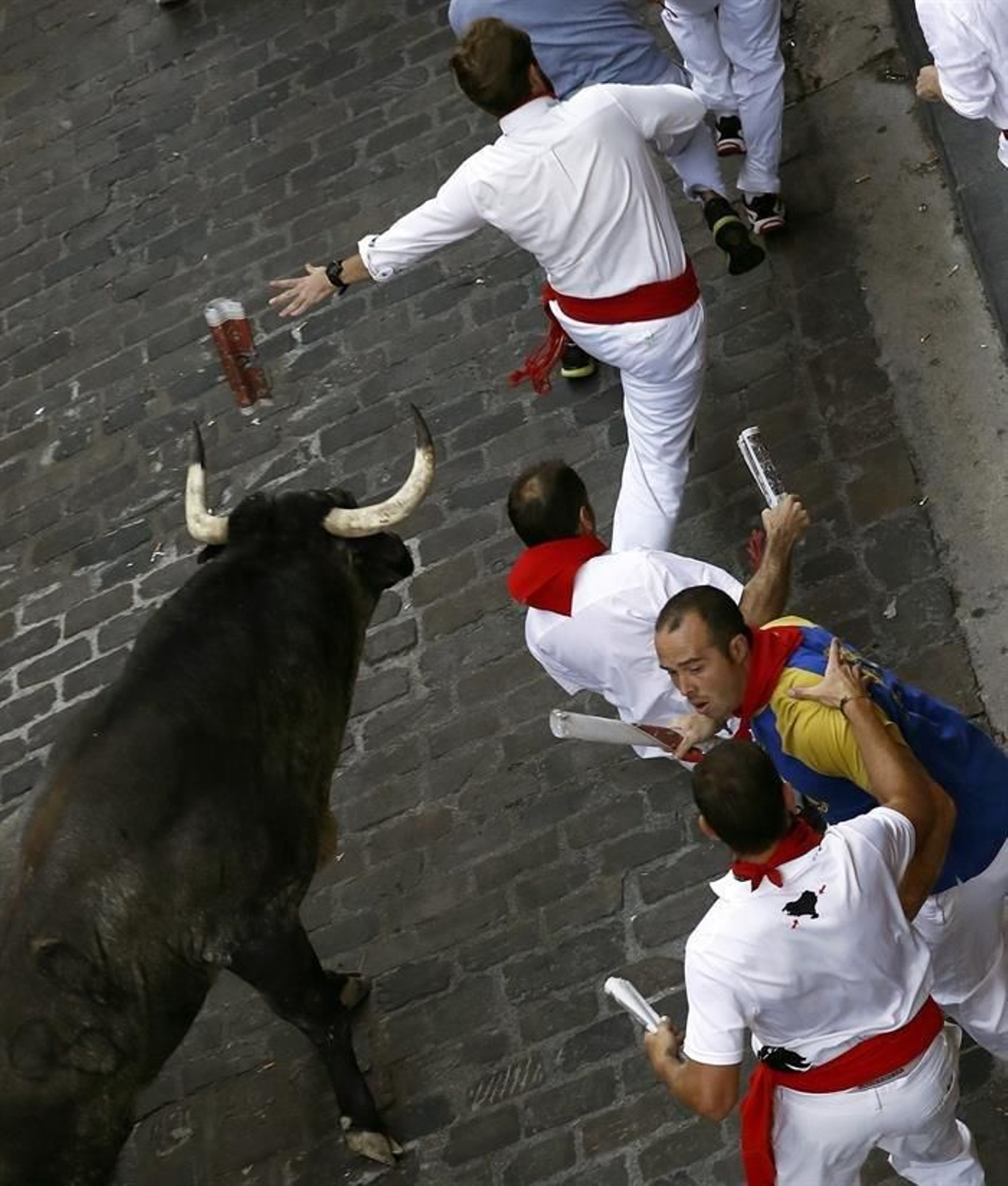 El primer encierro de los Sanfermines 22