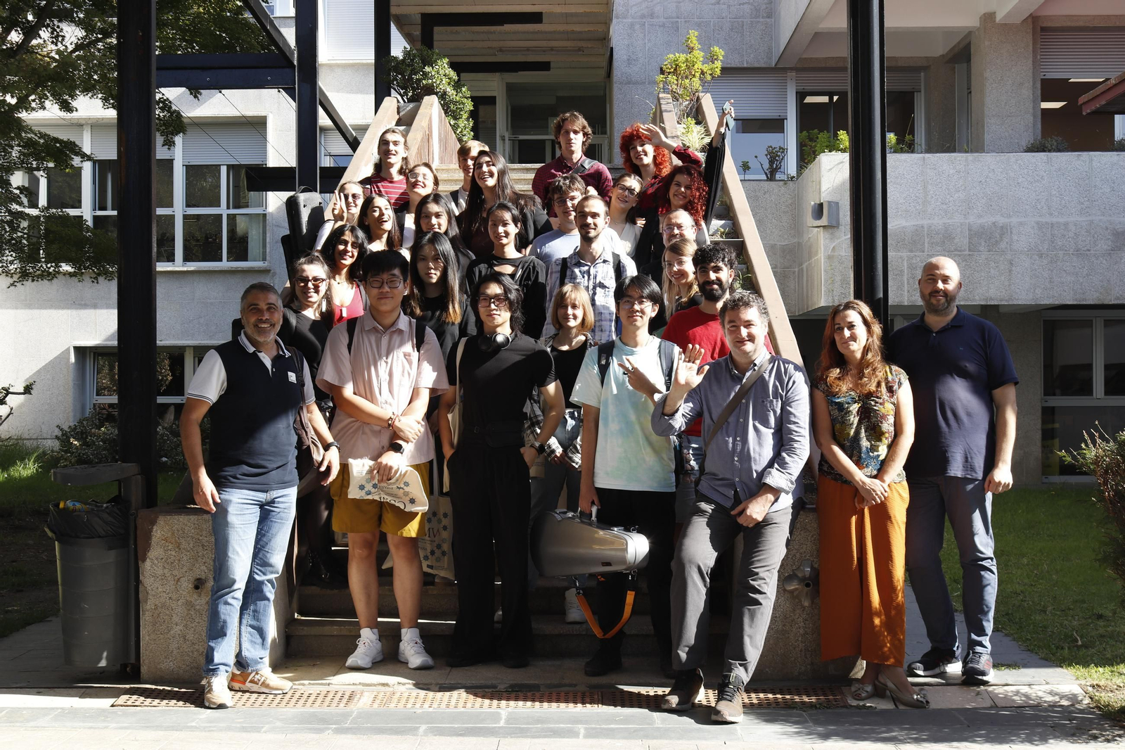 Imagen de archivo de la bienvenida a estudiantes extranjeros en el Conservatorio Superior.