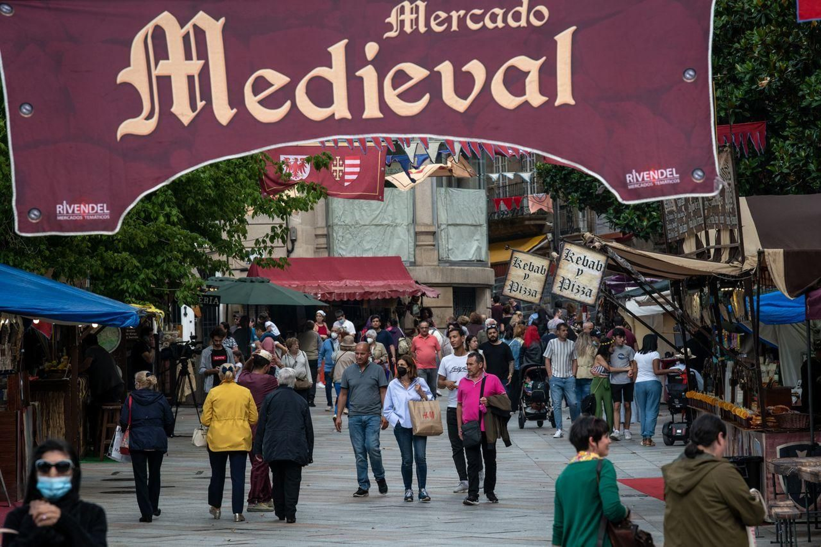 Mercado medieval en la ciudad (ÓSCAR PINAL)
