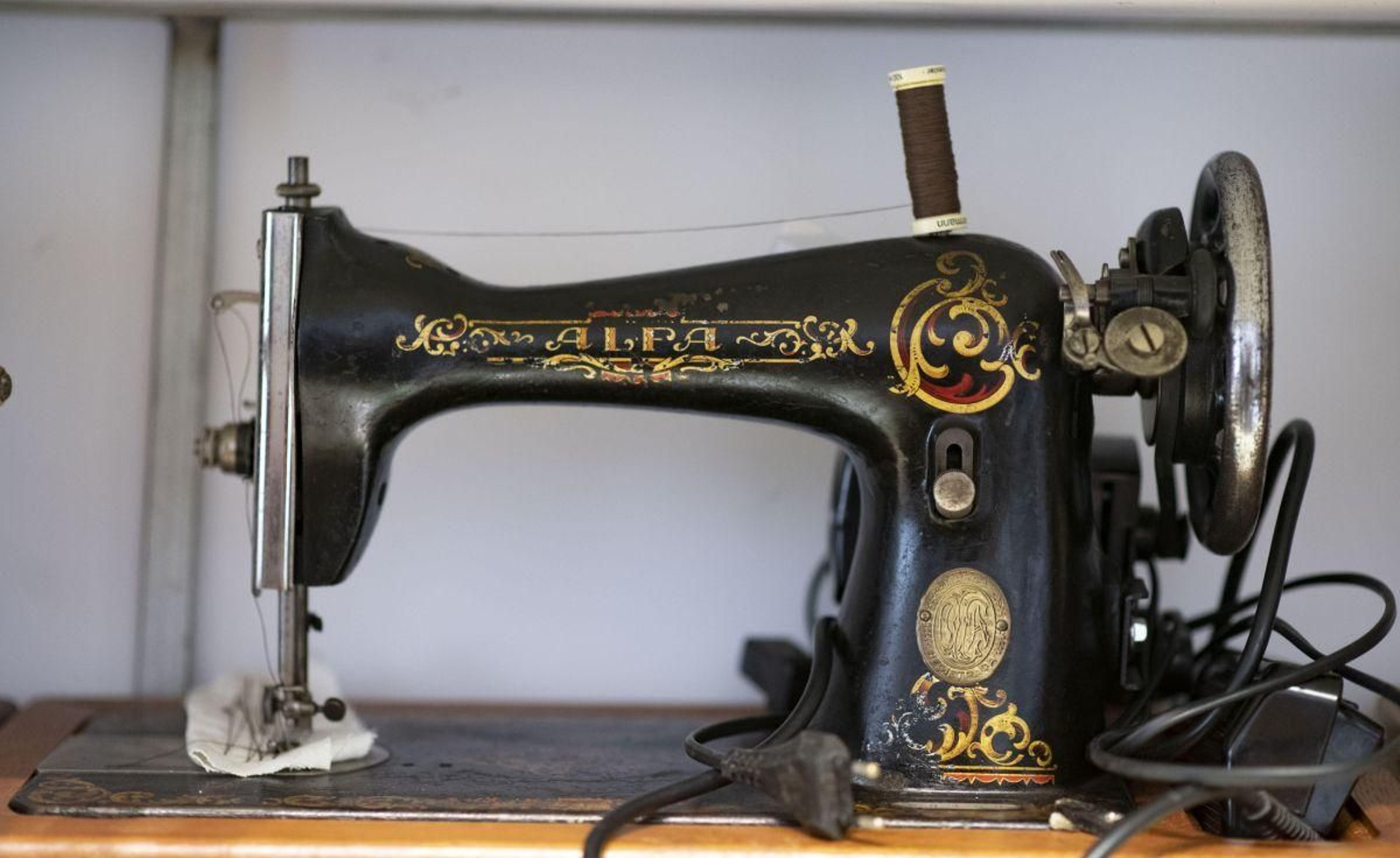 Galería | El placer de coser en una hermosa y cuidada máquina