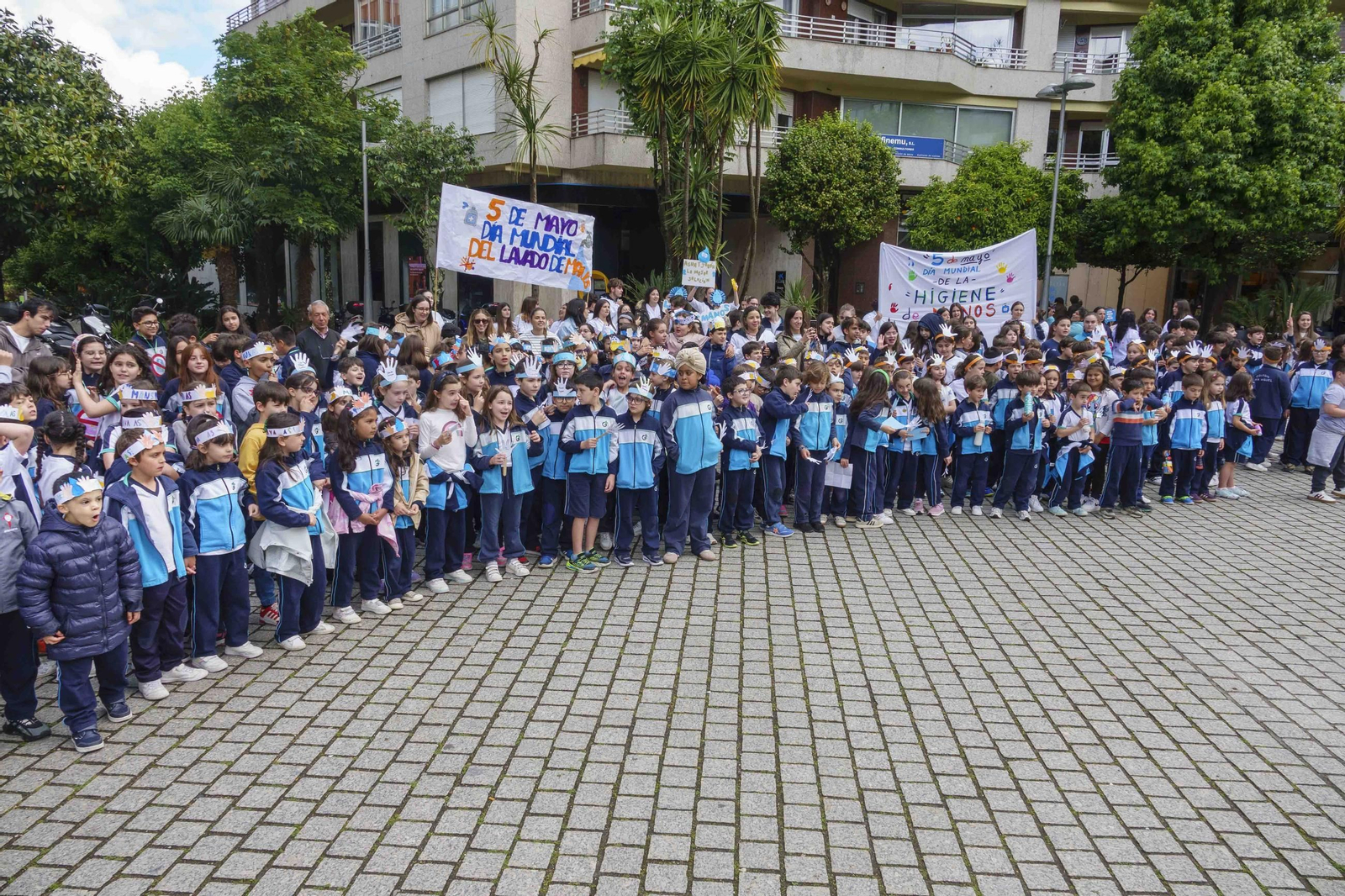 Alumnos del CPR San Miguel de Vigo celebran el Día Mundial del Lavado de Manos