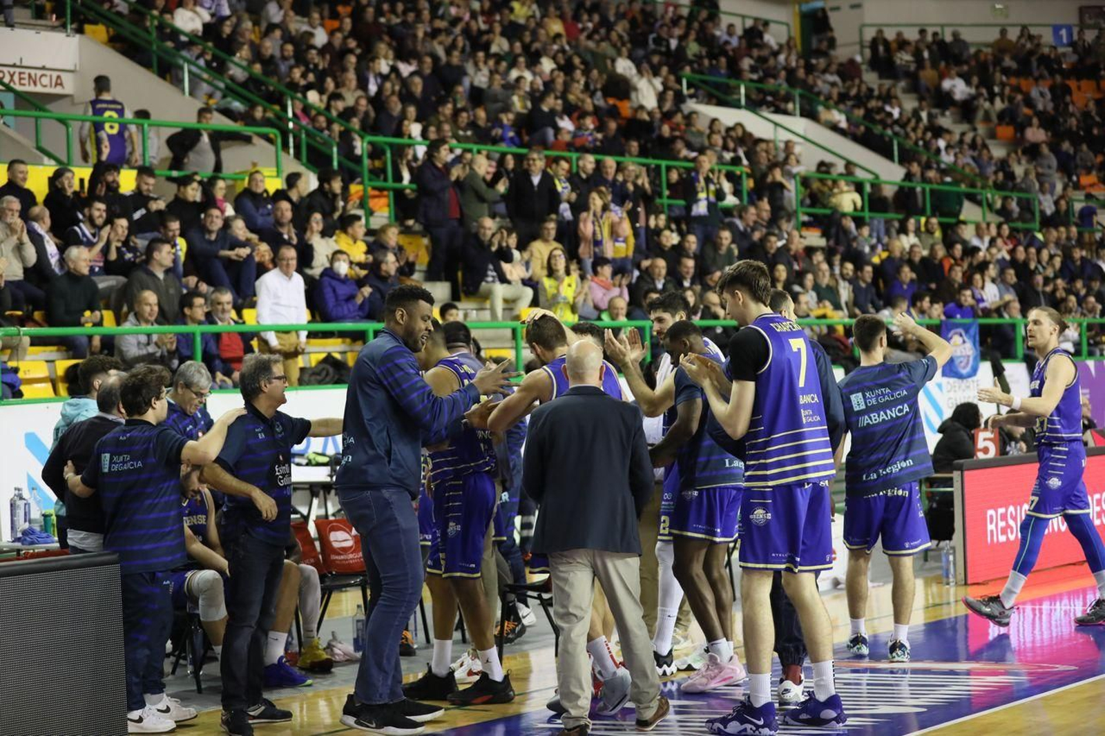 OURENSE 7/01/2023.- Cob-Juaristi, partido de liga de baloncesto. José Paz