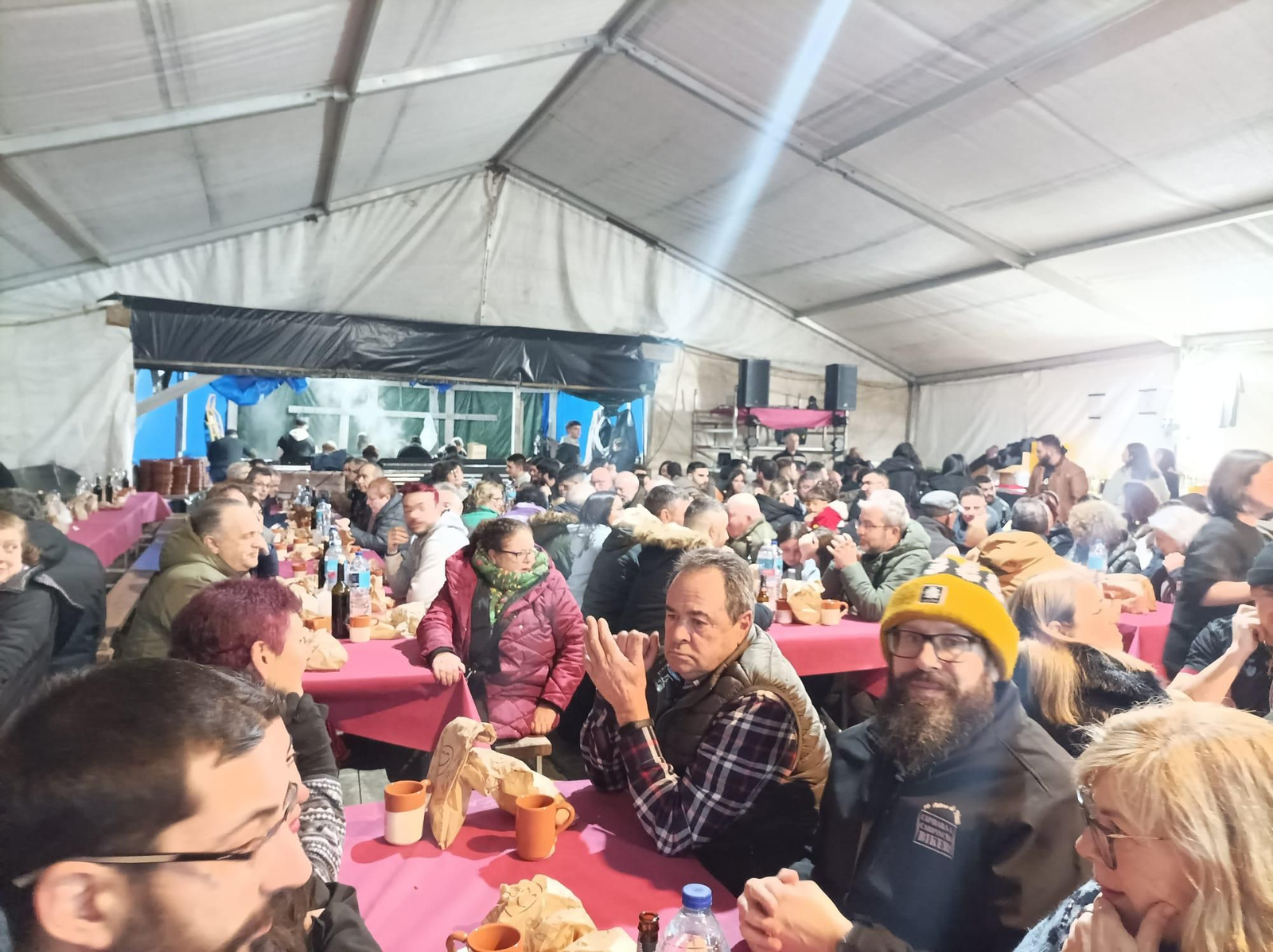 Galería | Cocido para combatir la borrasca Ingrid en Piñeiro