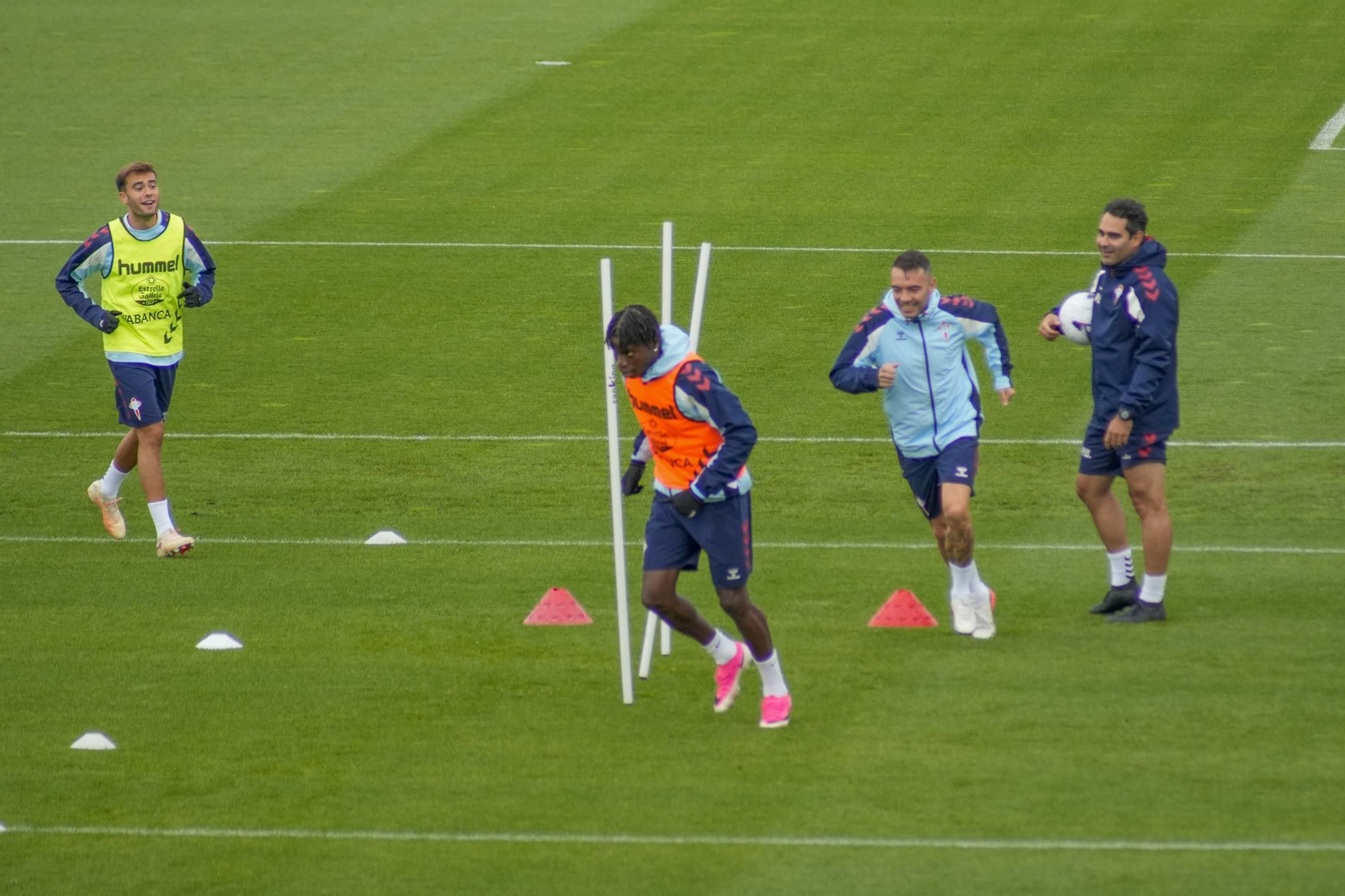 Galería | El Celta prepara su duelo ante Osasuna con Driouech ya incorporado