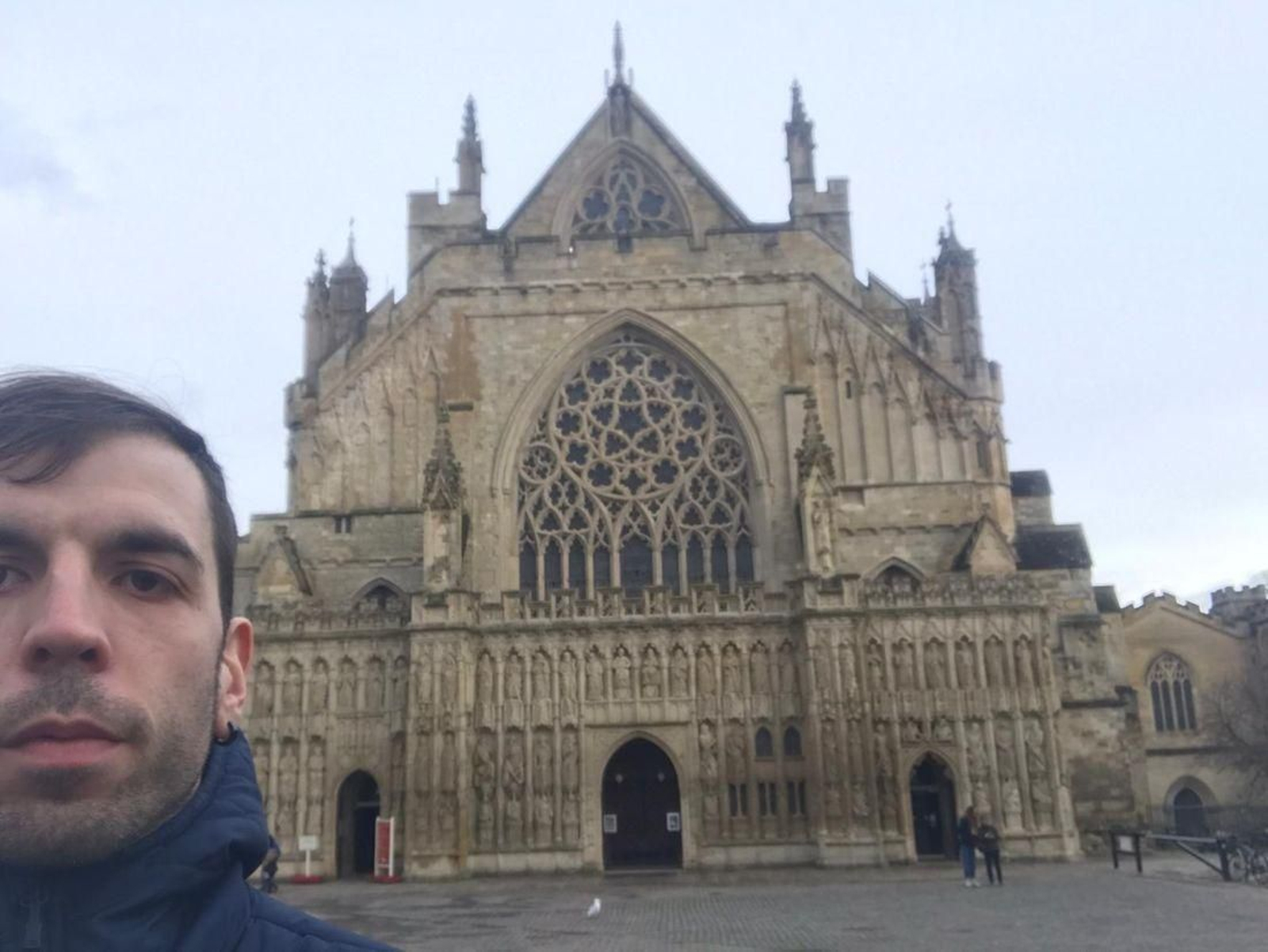 Adán Iglesias, el pasado fin de semana, en Exeter.