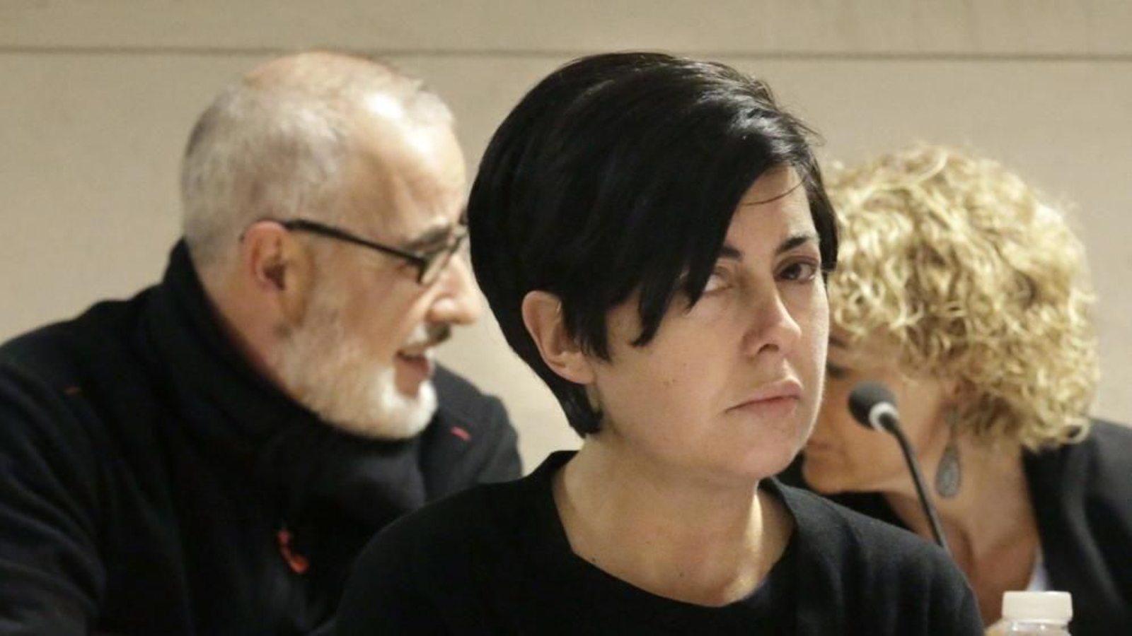 Alfonso Basterra y Rosario Porto en el día del juicio.