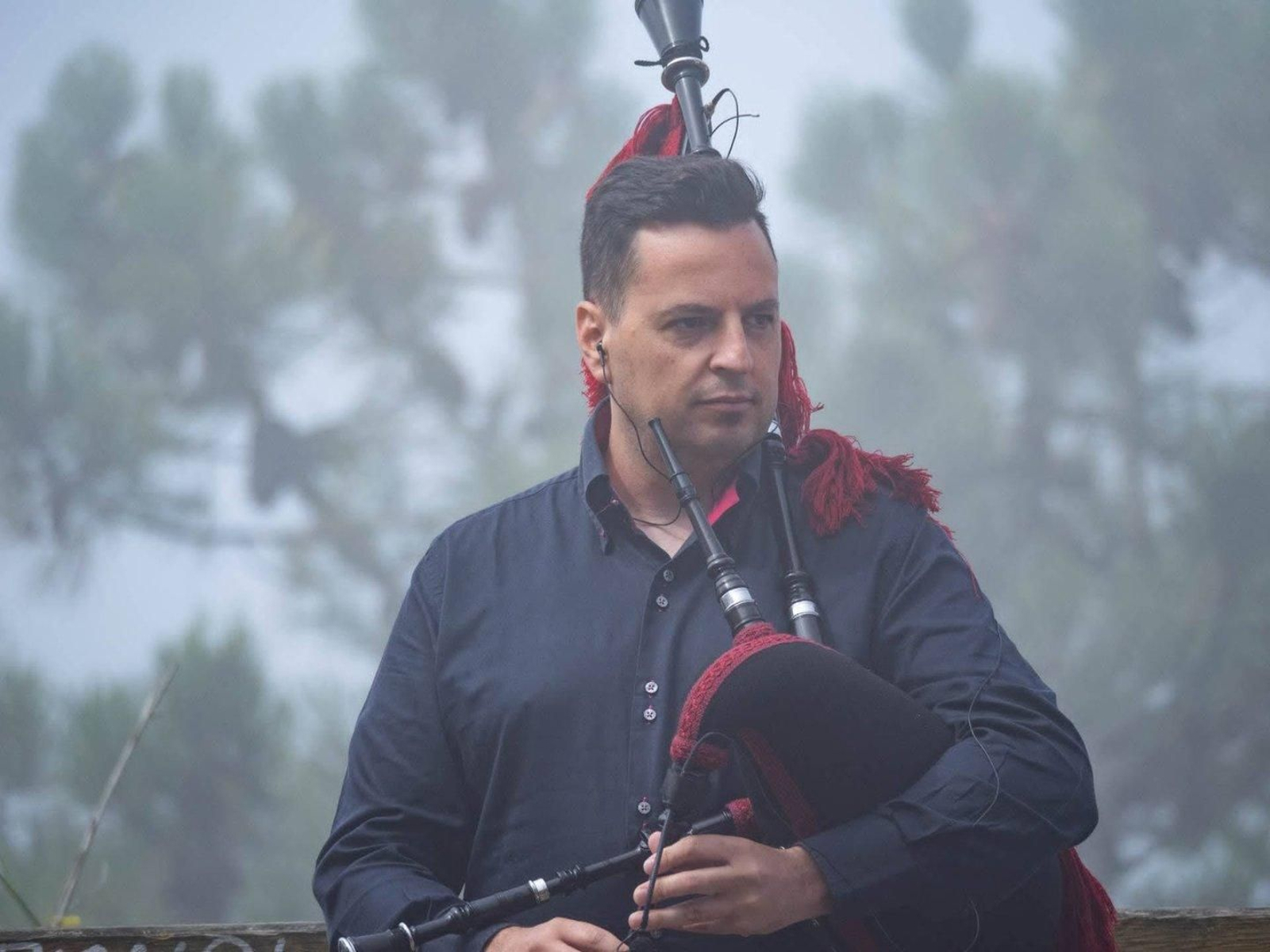 El gaiteiro Jhonatan Ferreira